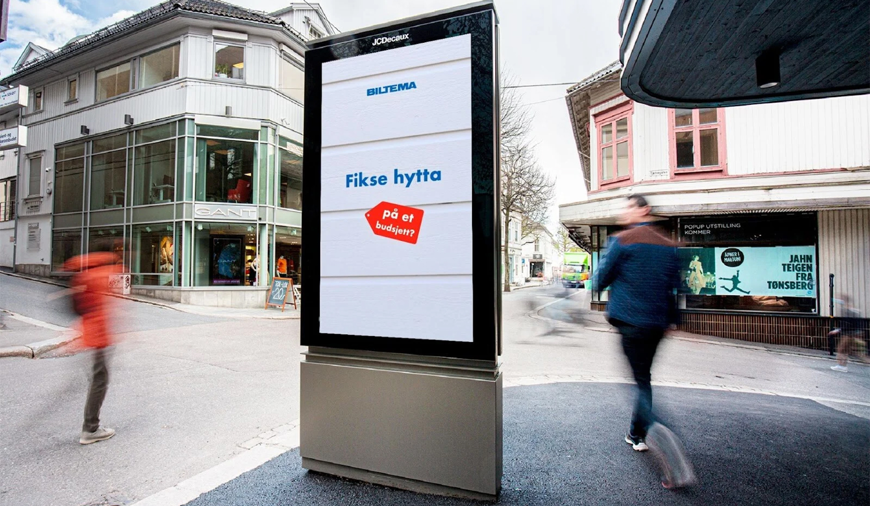 JCDecaux-Biltema-Tønsberg-Digital Programmatisk kampanje for Biltema i Tønsberg.