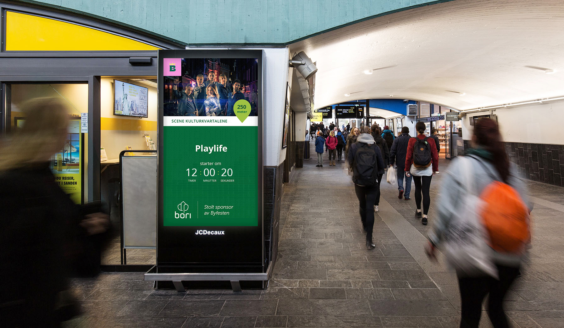 JCDecaux-Bori-Byfesten-Lillestrøm-Digital Programmatisk kampanje for Bori Byfesten i Lillestrøm.