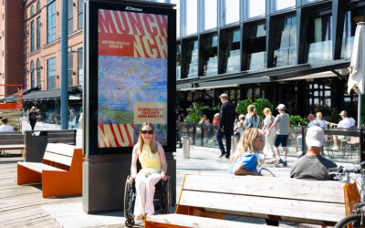 Mie har sommerjobb i JCDecaux